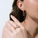 Кольцо из красного золота