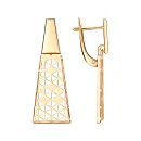 Серьги из красного золота