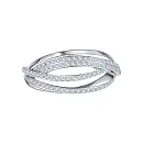 Кольцо из белого золота с бриллиантами