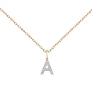 Подвеска из красного золота с бриллиантами