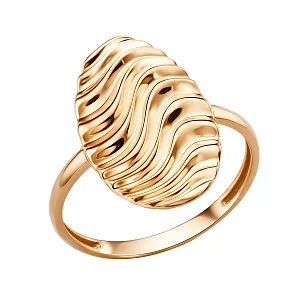 Кольцо из красного золота