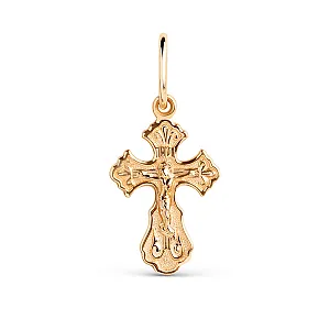 Крест из красного золота