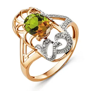 Кольцо из красного золота