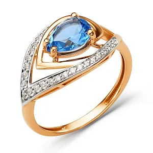 Кольцо из красного золота