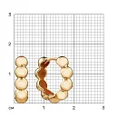 Серьги из красного золота