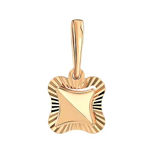 Подвеска из красного золота