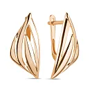 Серьги из красного золота