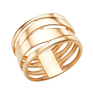 Кольцо из красного золота