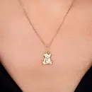 Подвеска из красного золота