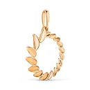 Подвеска из красного золота