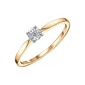 Кольцо из красного золота