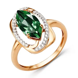 Кольцо из красного золота