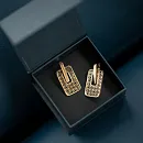 Серьги из красного золота