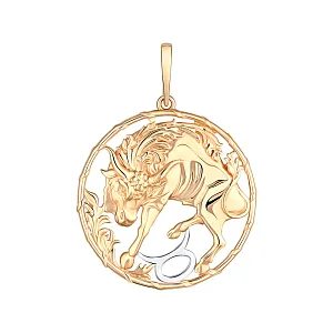 Подвеска из красного золота