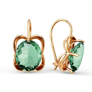 Серьги из красного золота