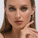 Серьги из красного золота