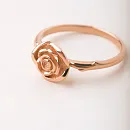 Кольцо из красного золота