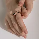 Кольцо из красного золота