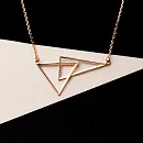 Колье из красного золота