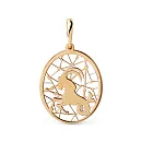 Подвеска из красного золота