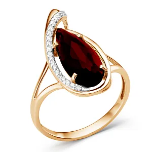 Кольцо из красного золота