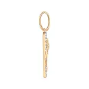 Подвеска из красного золота с фианитами