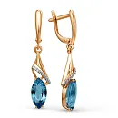 Серьги из красного золота