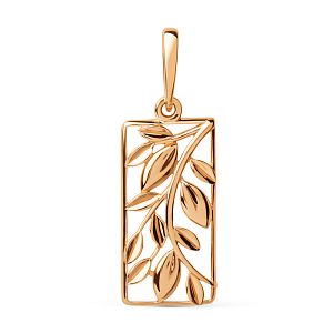 Подвеска из красного золота