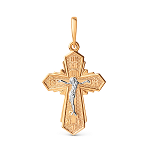 Крест из красного золота