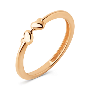 Кольцо из красного золота