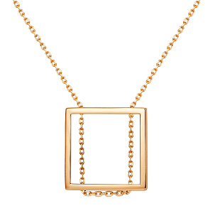 Колье из красного золота