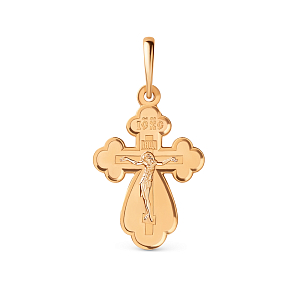 Крест из красного золота