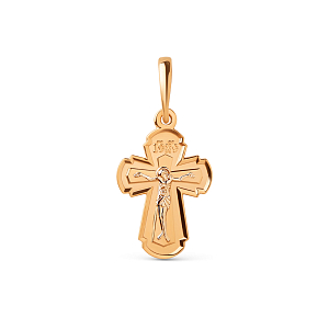 Крест из красного золота