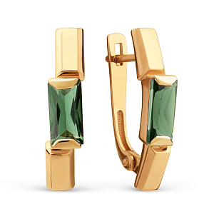 Серьги из красного золота