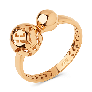 Кольцо из красного золота