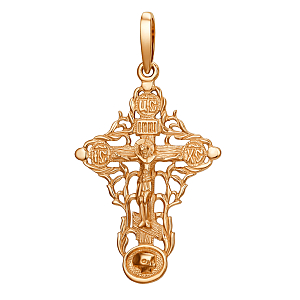 Крест из красного золота