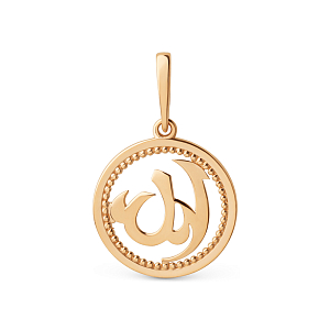 Подвеска из красного золота