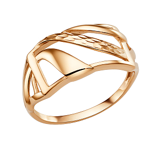 Кольцо из красного золота