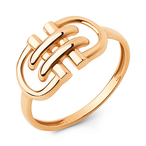 Кольцо из красного золота