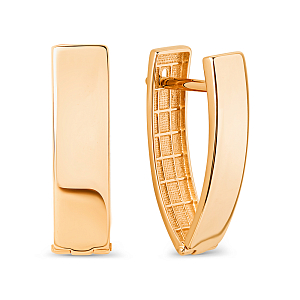 Серьги из красного золота