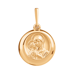 Подвеска из красного золота