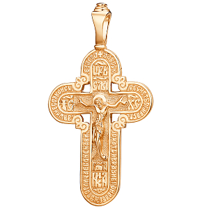 Крест из красного золота