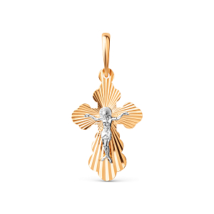 Крест из красного золота