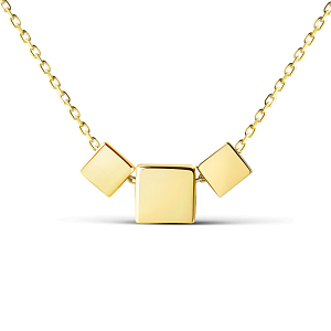 Колье из желтого золота