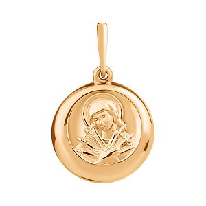 Подвеска из красного золота