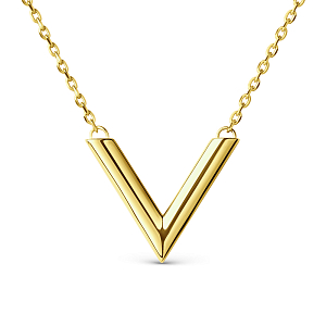 Колье из желтого золота