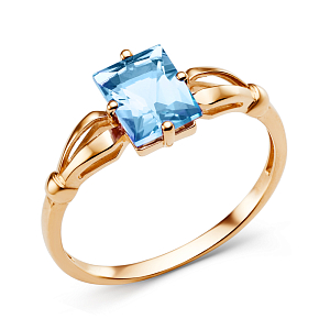 Кольцо из красного золота