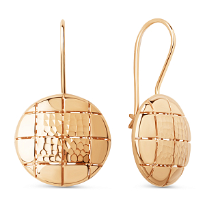 Серьги из красного золота