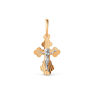 Крест из красного золота