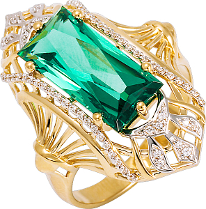 Кольцо из желтого золота